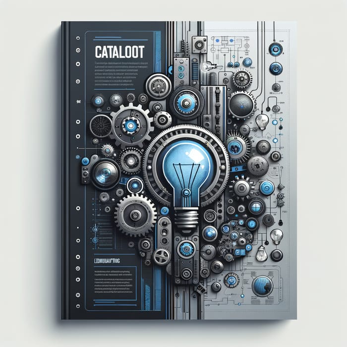 Sleek & Elegant Industrial Catalog Cover Design