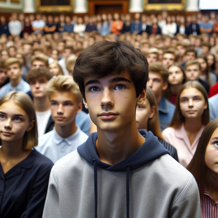 Freshman's First Encounter: Awe & Curiosity in University Assembly Hall