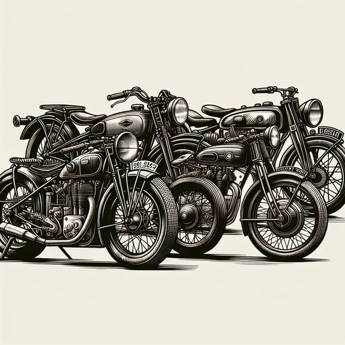 Vintage Motorcycles Icons: A Timeless Tribute to Era-Defining Design