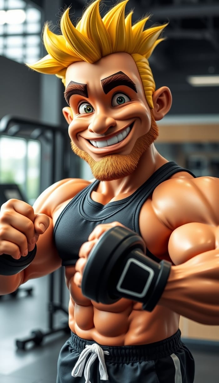 Meet Your Gym's Friendly Muscle Mascot