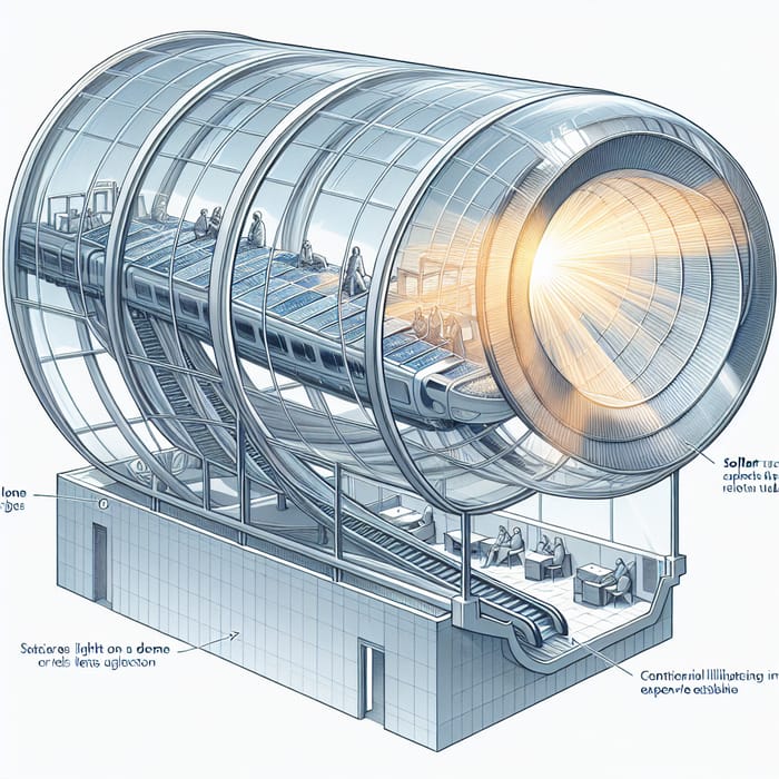 Solar Tube Illumination - Harnessing Sunlight for Building Interiors