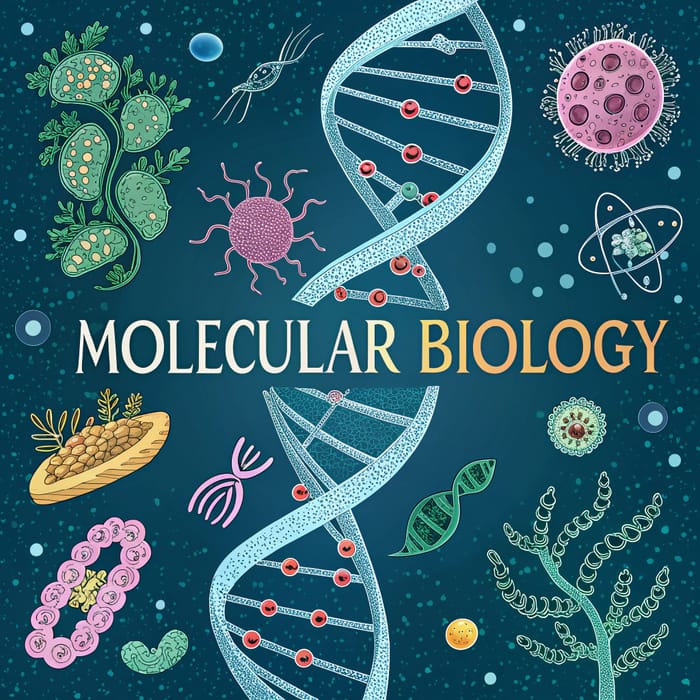 Molecular Biology Book Cover Illustration