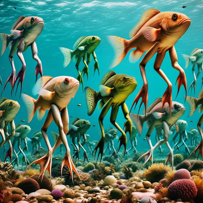 Fish with Legs: A Surreal Aquatic Wonder