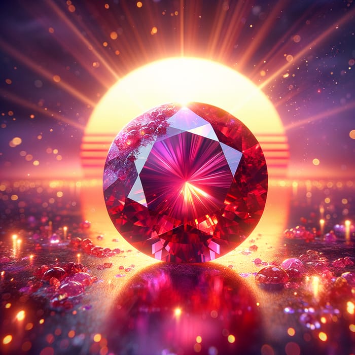 Serene Sunrise Ruby: A Mesmerizing Gem