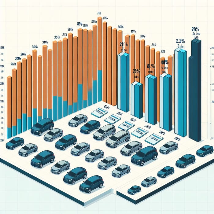 Comparison of Passenger Vehicle Sales: Top 10 Brands 2018 vs 2022