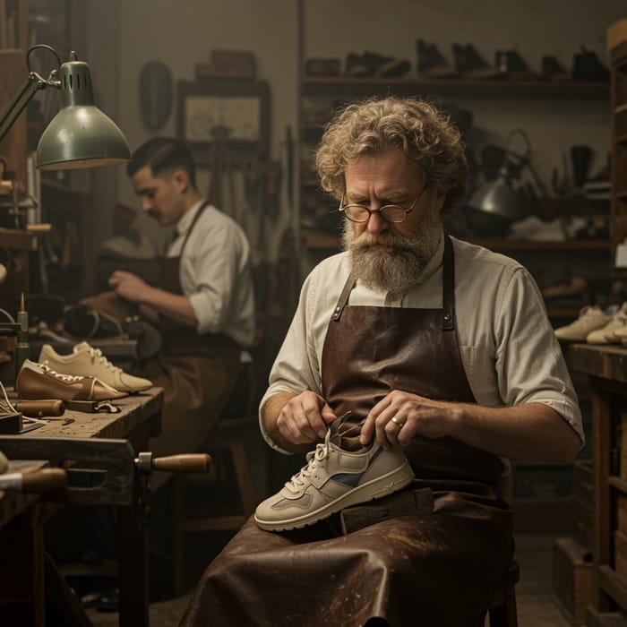 Nostalgic 1930s Shoemaker's Workshop Nostalgic 1930s Shoemaker's Workshop