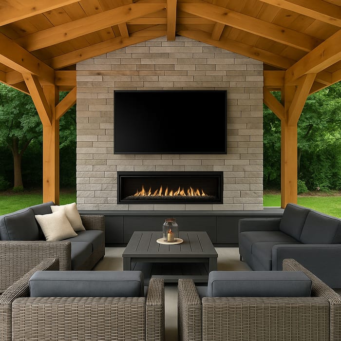 Contemporary Fireplace & TV Wall Design Ideas Contemporary Fireplace & TV Wall Design Ideas