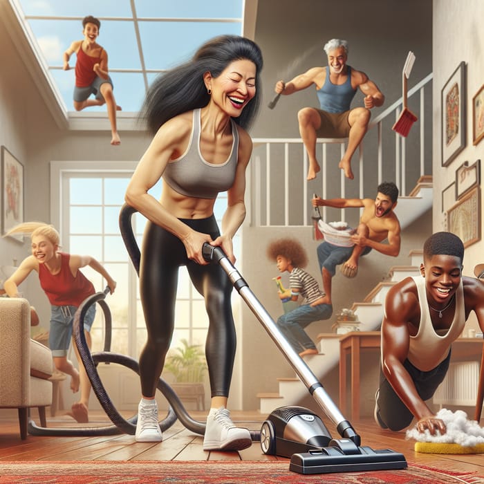 Cleaning as Workout: Calorie-Burning Chores Transformation