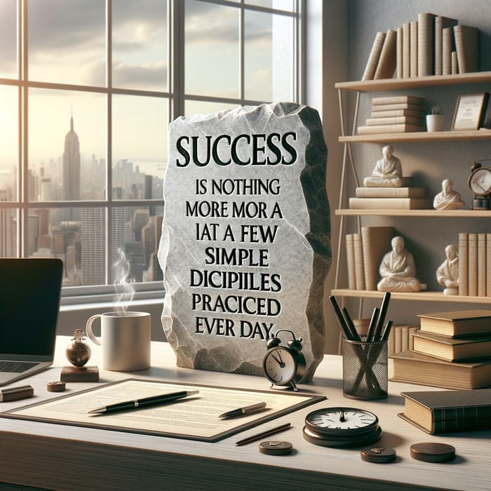 Success Is Achieved Through Daily Disciplines