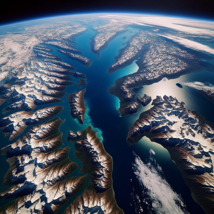 World's Largest Lake Aerial View