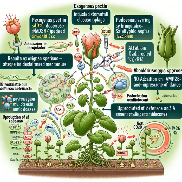 Pectin-Induced Stomatal Closure in Arabidopsis: Immunity Insights