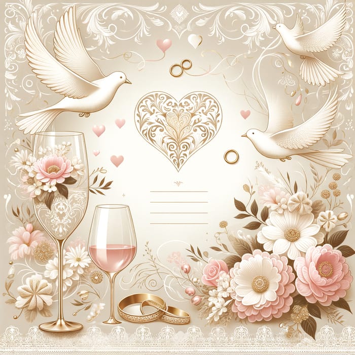 Elegant Wedding Invitation Background