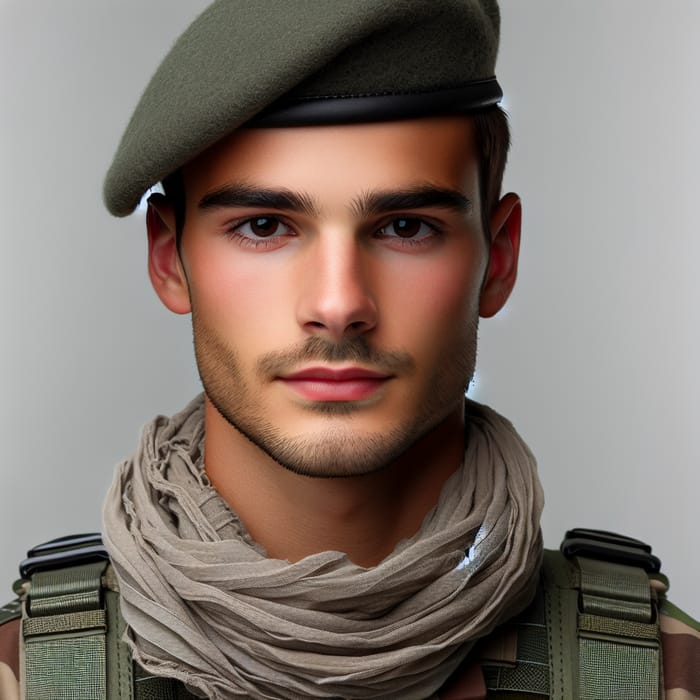 French Mercenary Soldier in Green Beret | Airborne Trooper