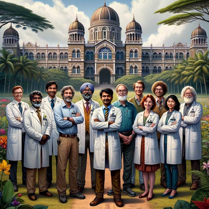 Renowned Botanists Group Photo | Presidency College Chennai Renowned Botanists Group Photo | Presidency College Chennai