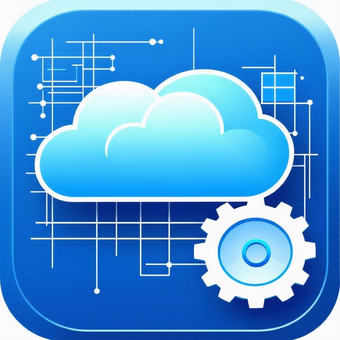 Sleek Windows App Icon for Cloud Automation