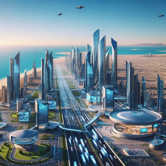 Dammam City 2030: Modern Skyline & Green Urban Spaces