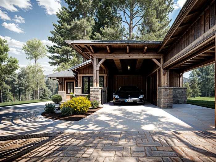 Stylish Outdoor Car Porch Ideas