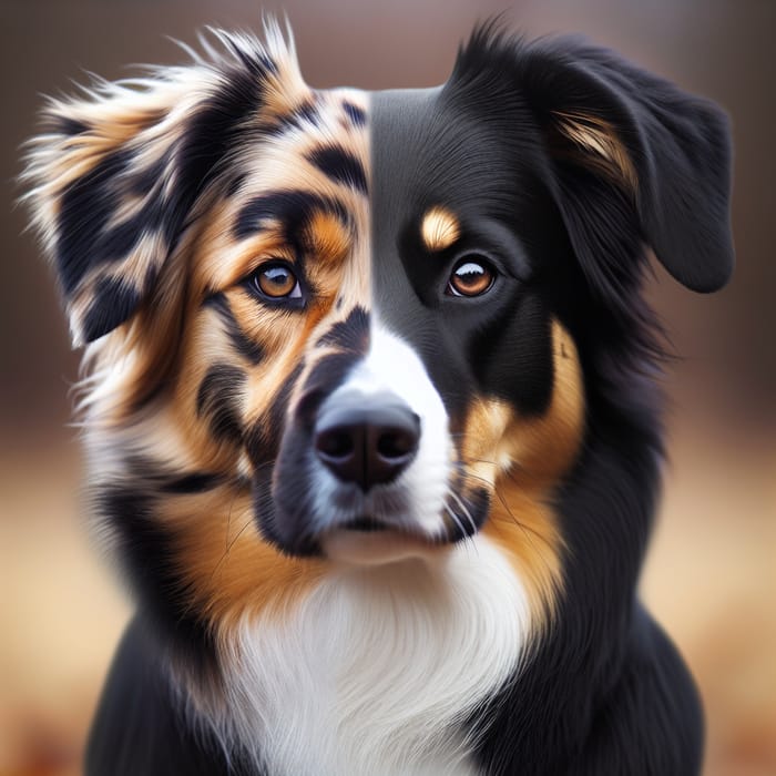 Unique Australian Shepherd Mixed Breed Dog