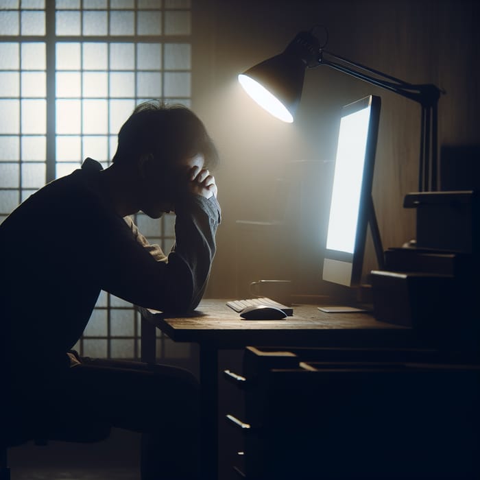 Feeling Downcast: Working in a Dimly Lit Office Space