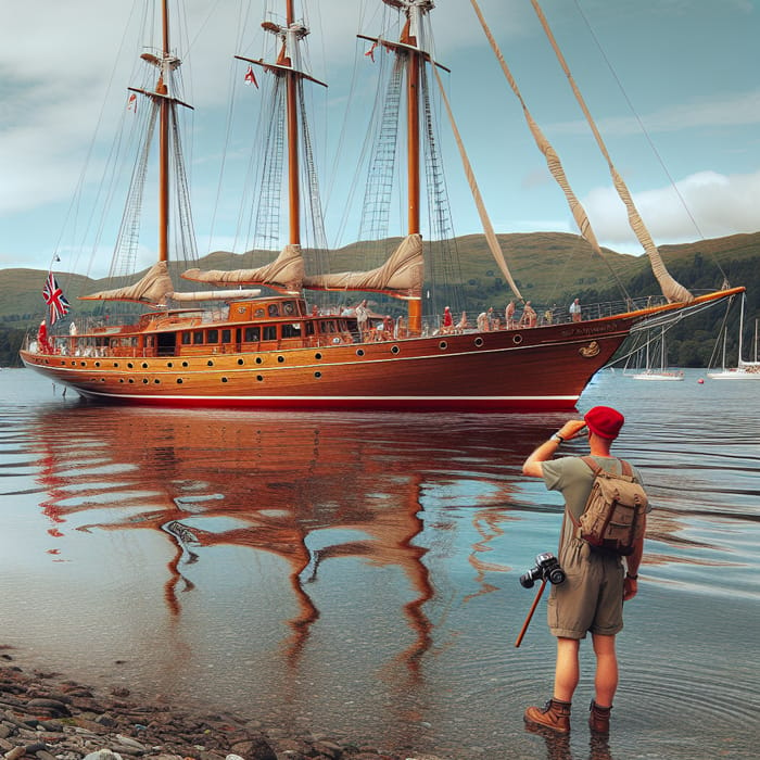 Duke of Glencora's Royal Huisman Sailboat at Windermere