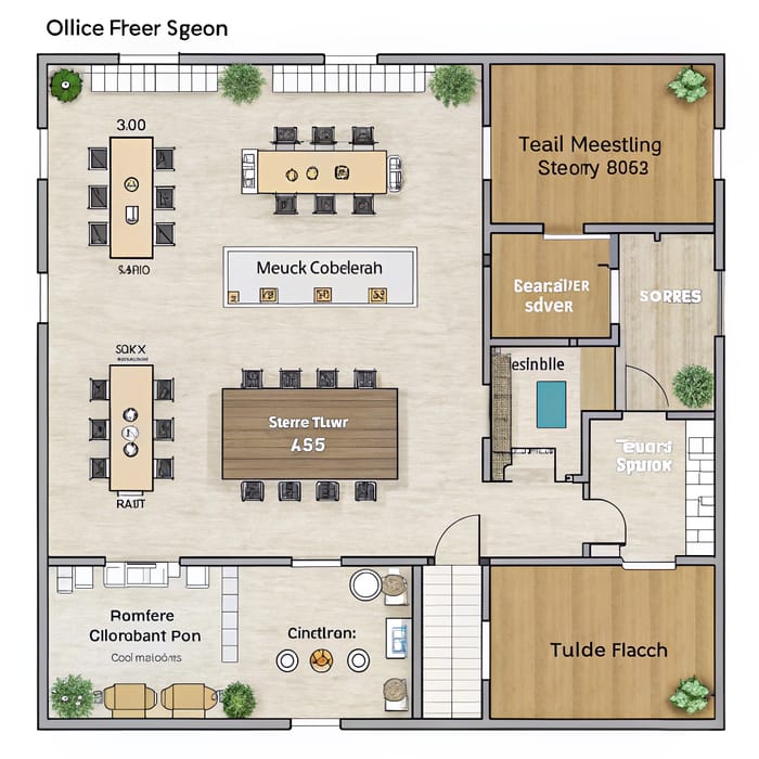 Creative Office Floor Plan Design