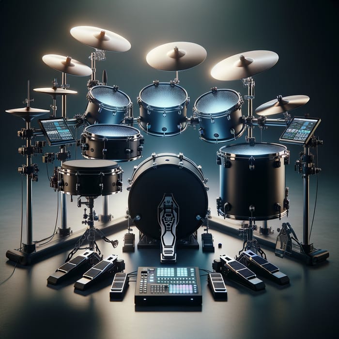 Electric Drum Set with Sleek & Modern Design Electric Drum Set with Sleek & Modern Design
