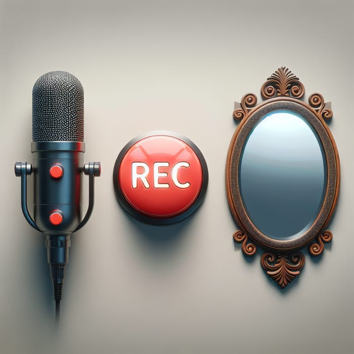 Microphone REC Button and Mirror