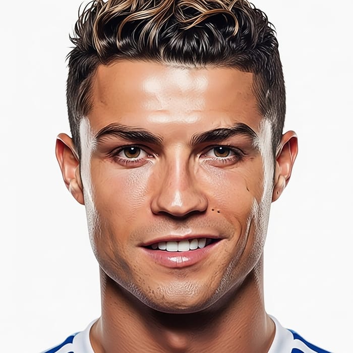 Hyper-Realistic Young Man Portrait: IShowSpeed & Ronaldo Hyper-Realistic Young Man Portrait: IShowSpeed & Ronaldo