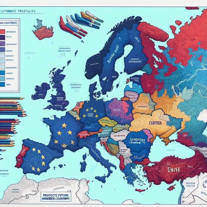 European Union Map: Past, Present, and Future Members