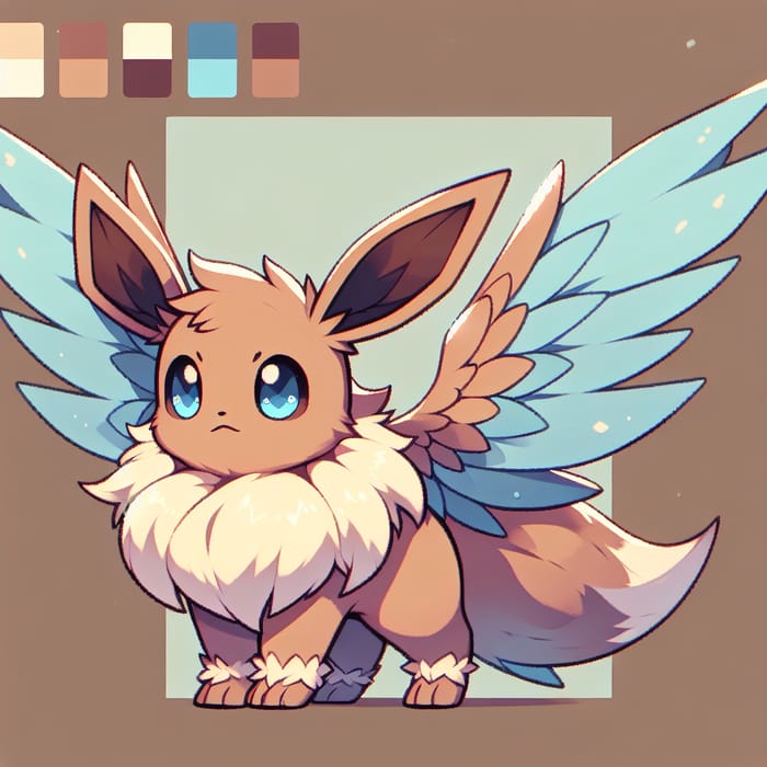 Hypothetical Flying Type Eevee Evolution Sprite Design