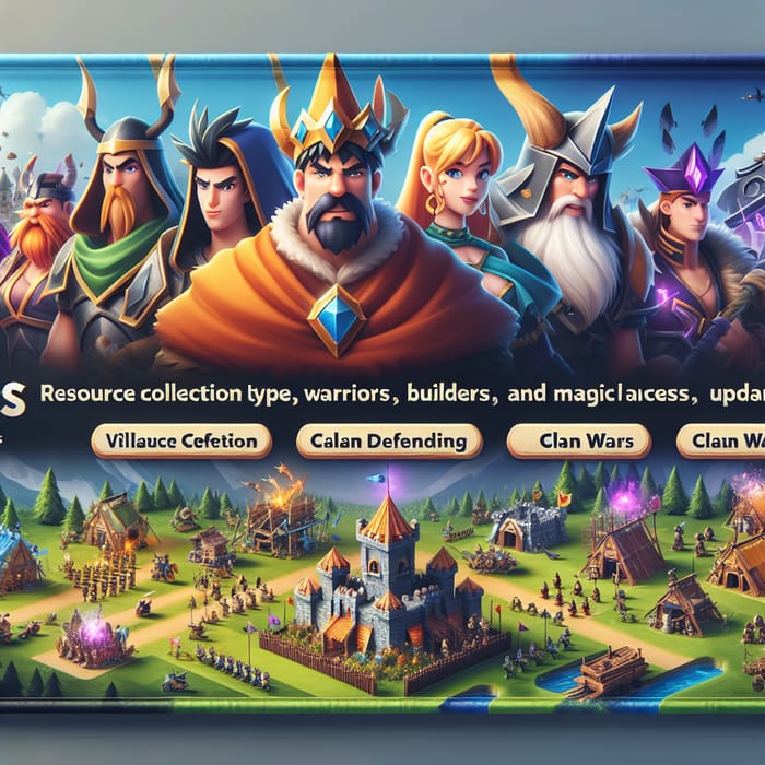 Clash of Clans Banner | Medieval Strategy Game