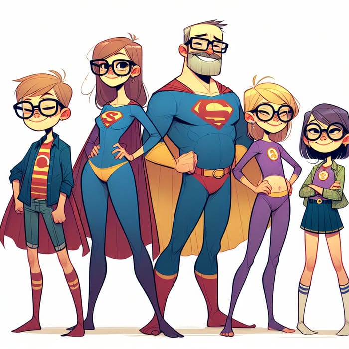 Superhero Family: Unique Traits and Powers