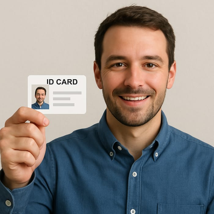 Showing My ID - Personal Identification Photos