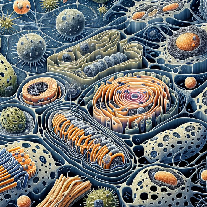 Cellular Membranes & Organelles Observation | Cell Biology Art