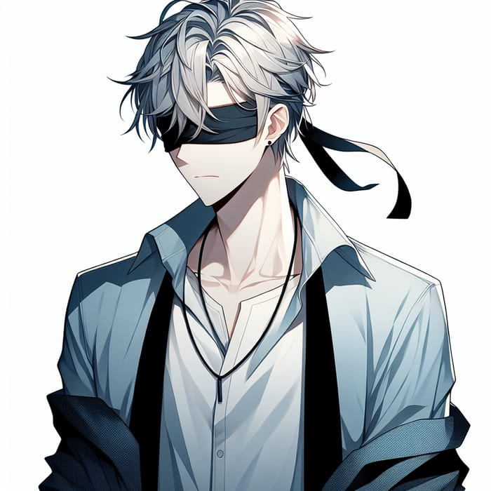 Gojo Satoru: Mysterious Anime Character with Silver Hair