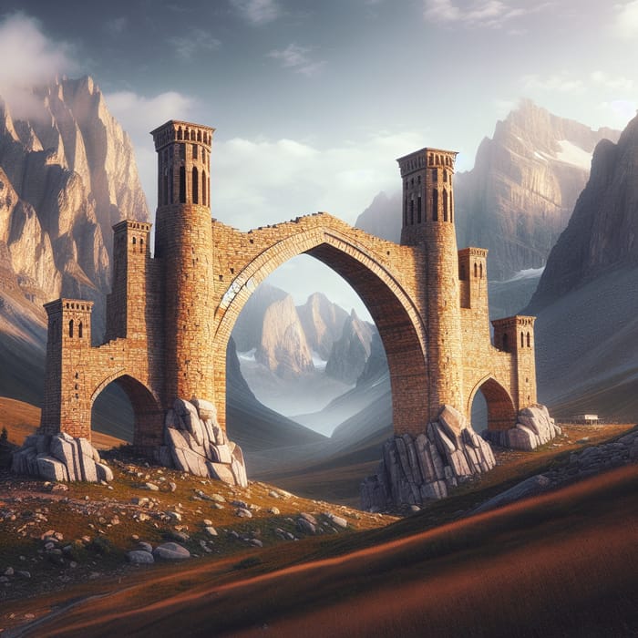 Sandstone Arch Towers in Dagestan | Agul Mountains Showcase