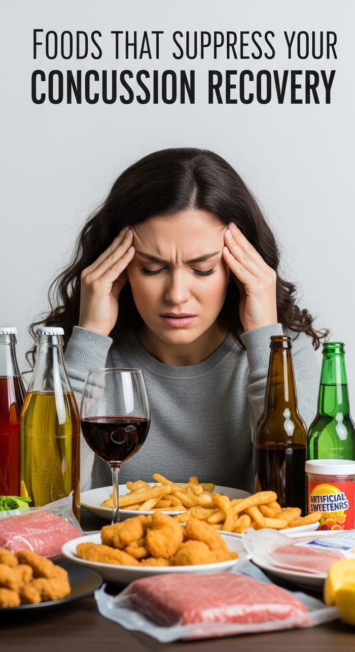 Foods That Hinder Concussion Recovery Foods That Hinder Concussion Recovery