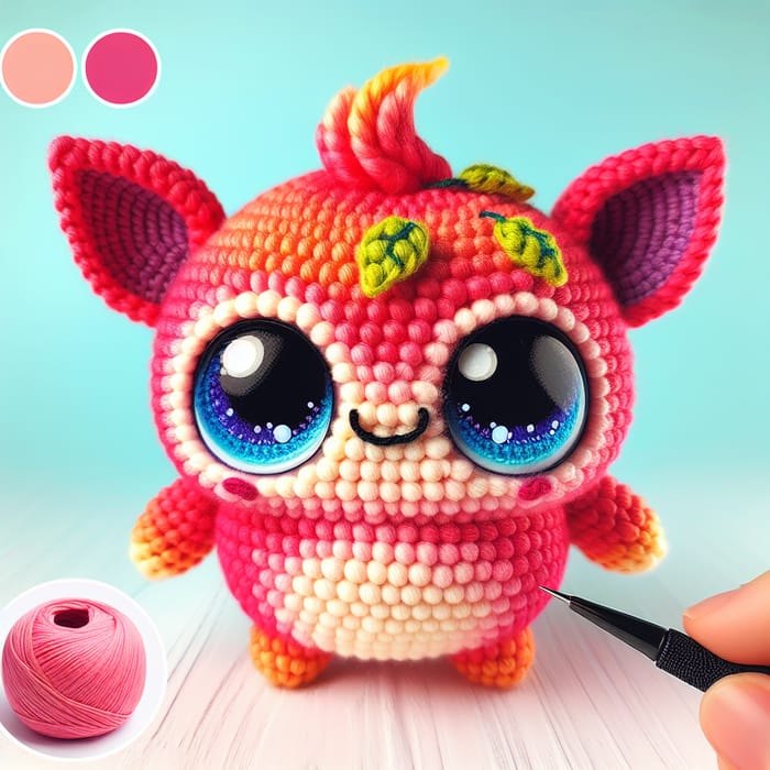 Cute Amigurumi Creature - Funny Handmade Toy