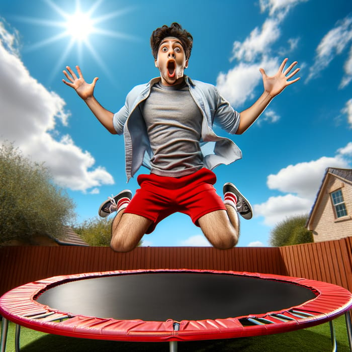 Jumping for Joy: A Humorous Trampoline Adventure