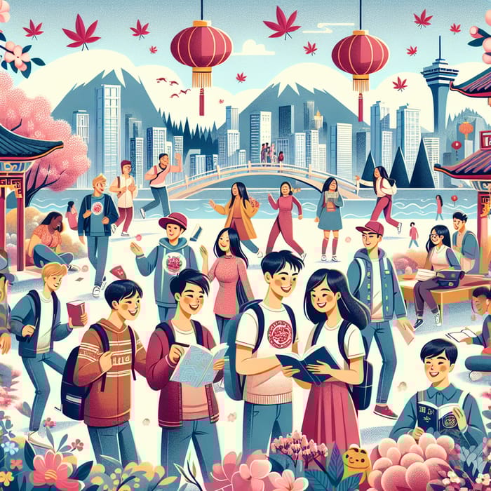 Chinese Students Celebrate Lunar New Year in Vancouver 2024 Chinese Students Celebrate Lunar New Year in Vancouver 2024