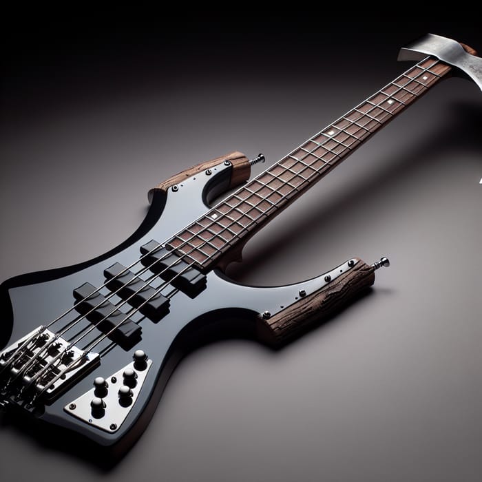 Ax-Shaped Bass Guitar | Unique Design Variation