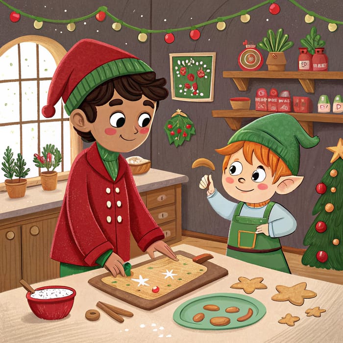 Magical Gingerbread Making in Santa's Workshop