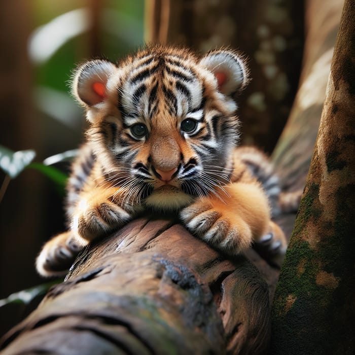 Cute Baby Tiger - Adorable Wildlife Photography