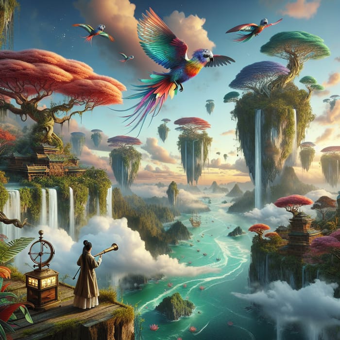 Pushing Creative Boundaries: Fantastical World with Floating Islands