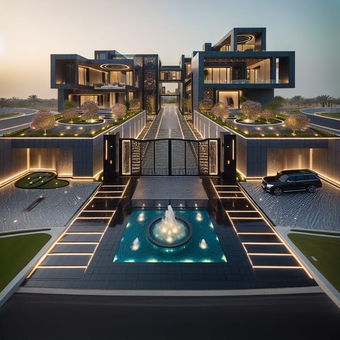 Modern 8-Bedroom Mansion with Water Feature in Jasra, Bahrain