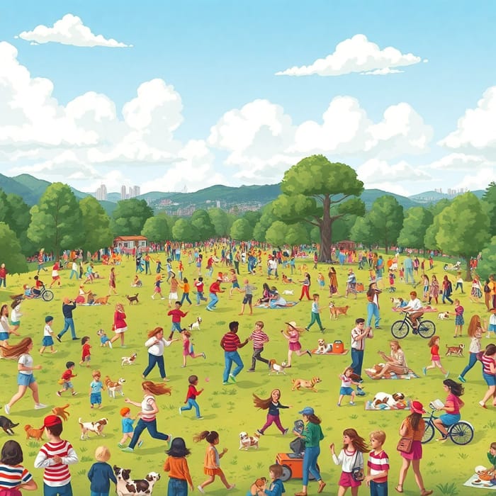 Search the Park: Fun Where's Waldo Style Game