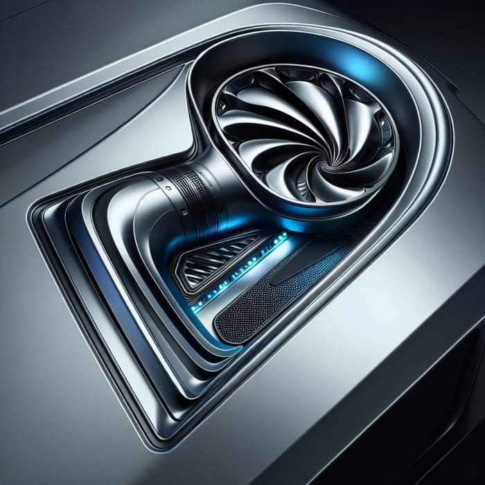 Futuristic Air Intake Scoop Design