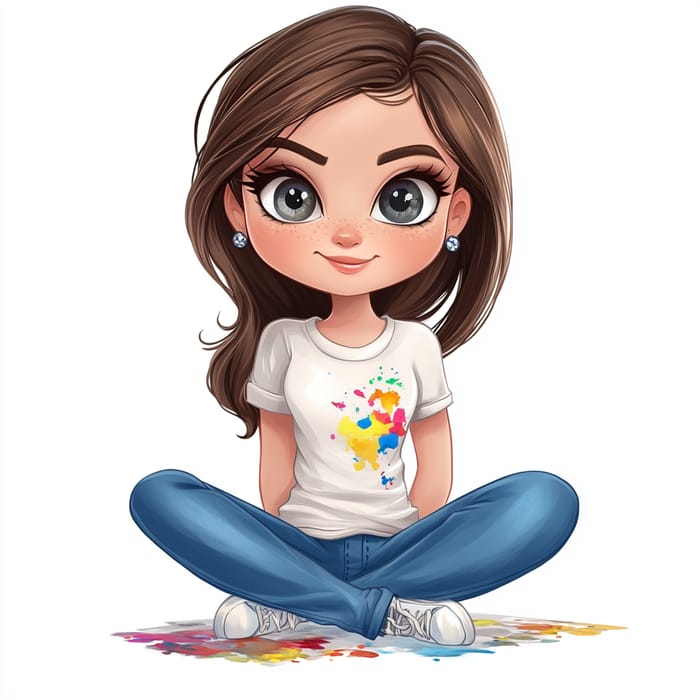 Cartoon Art Painter Character Illustration