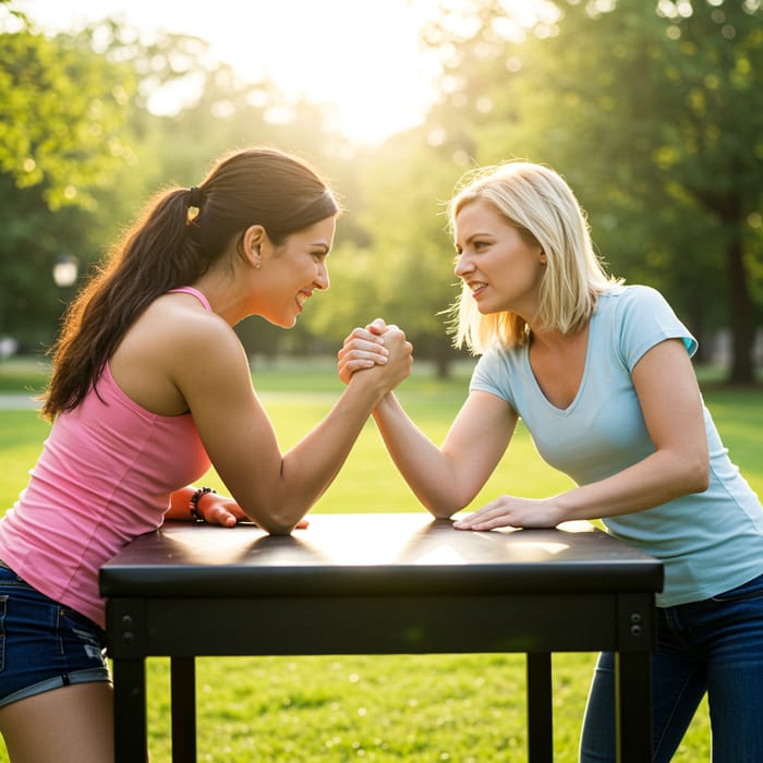 Women Arm Wrestling Competition