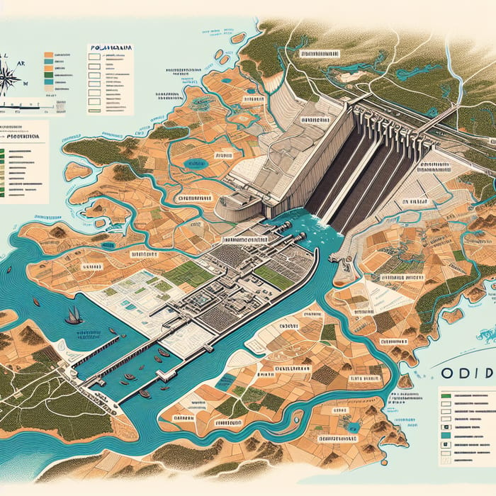 Polavaram Project Map - Detailed Map & Irrigation Project Info